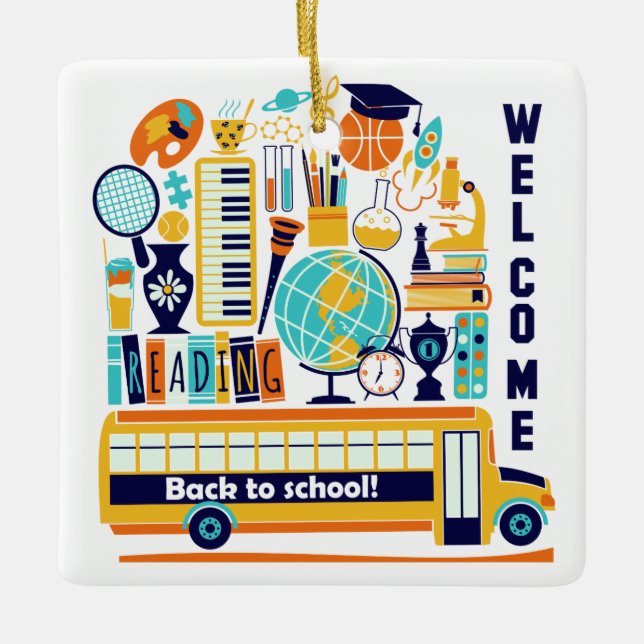 Zurück zu den Zierschriften der Schule Keramikornament (Vorderseite)