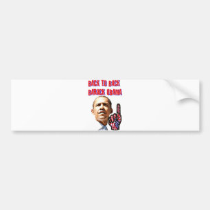 Zurück zu hinten, Präsident Barack Obama_ Autoaufkleber