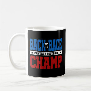Zurück zu hinterer Fantasie-Fußball-lustiger Kaffeetasse