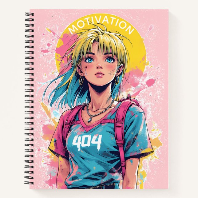 Zurück zu Motivationsreflektionen und positivem Mi Notizbuch (Vorderseite)