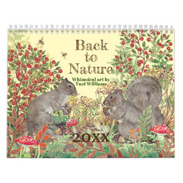 Zurück zu natürlichen Tierdarstellungen Niedliche Kalender