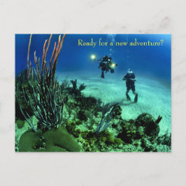 Zurück zu School Deep Sea Diving Adventure Postkarte