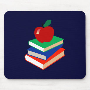 Zurück zu Schule, Büchern und Apple Mousepad