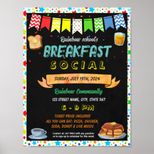 Zurück zu Schulfrühstück - Soziale Vorlage Poster