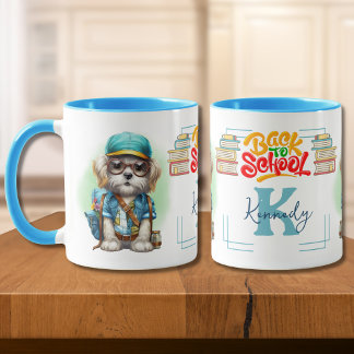Zurück zu Schulhundepacken, kundenspezifisch Tasse