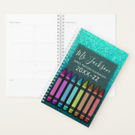 Zurück zu Schullehrer's Rainbow Glitzer Crayons Planer