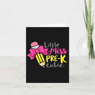 Zurück zu SchulOutfits Mädchen Kleine Miss Prek Cu Karte