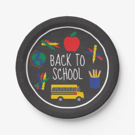 Zurück zu Tellern zum Party oder Frühstück Pappteller