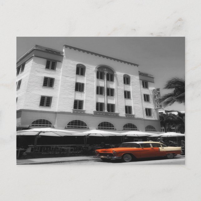 Zurück zum 50er postkarte (Vorderseite)