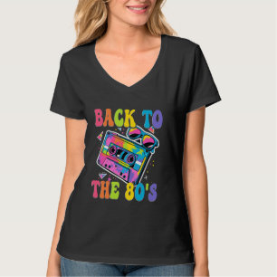Zurück zum 80er Retro Kassette Vintagen Frauen T-Shirt