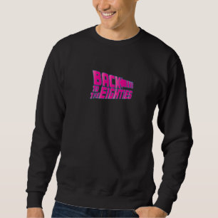 Zurück zum 80er Retro-Spaß in Rosa Sweatshirt
