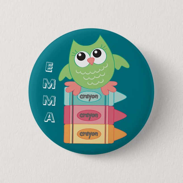 Zurück zum Backpack-Button für OWL-Namen der Schul Button (Vorderseite)
