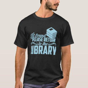 Zurück zum Bibliotheksleseentwurf Grafikdesign T-Shirt