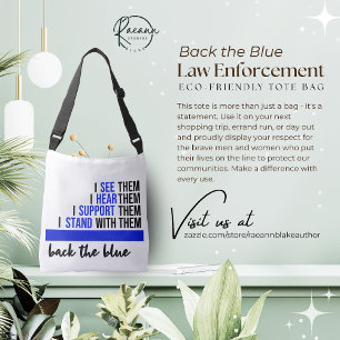 Zurück zum "Blue Law Enforcement Tote Bag" Tragetaschen Mit Langen Trägern