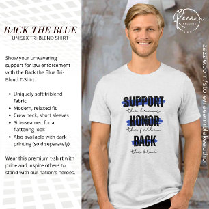 Zurück zum Blue Tri-Blend Shirtr Shirt