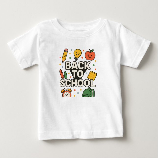 Zurück zum Cartoon Kinder Shirt (Vorderseite)