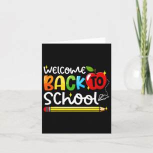 Zurück zum ersten Schultag Karte