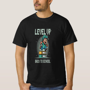 Zurück zum "Funny Level Up Design" der Schule T-Shirt
