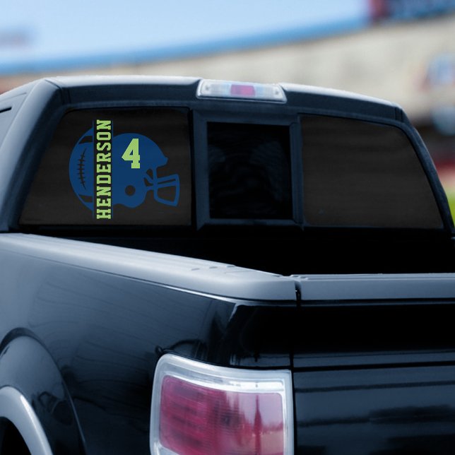 Zurück zum Fußballspiel Fensteraufkleber (Von Creator hochgeladen)