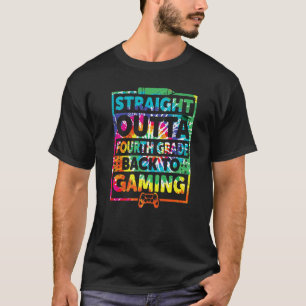 Zurück zum Gaming-Gamer in der vierten Klasse T-Shirt