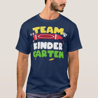 Zurück zum Kindergarten der Schulmannschaft T-Shirt