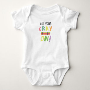 Zurück zum Lehrer, holen Sie sich Ihren Cray auf C Baby Strampler