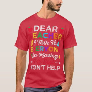 Zurück zum Lehrer, ich spreche mit allen so T-Shirt