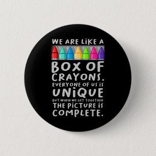 Zurück zum Lehrer sind wir wie eine Schachtel Cray Button