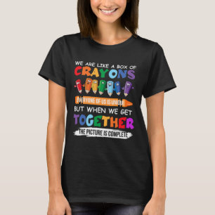 Zurück zum Lehrer sind wir wie eine Schachtel Cray T-Shirt