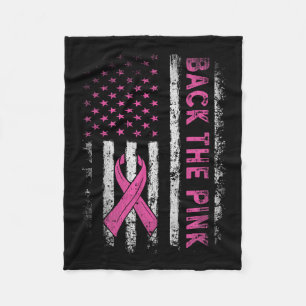Zurück zum rosa Brustkrebs-Bewusstsein für Kleinki Fleecedecke