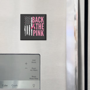Zurück zum rosa Brustkrebsmonat Magnet