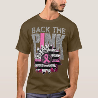 Zurück zum rosa Sonnenblumen-Flachbandkrebs  T-Shirt