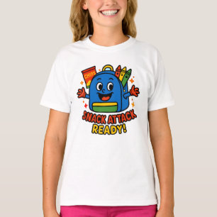 Zurück zum Schulbackpack-Design T-Shirt
