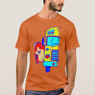 zurück zum Schulbus Meerschweinchen süß  T-Shirt