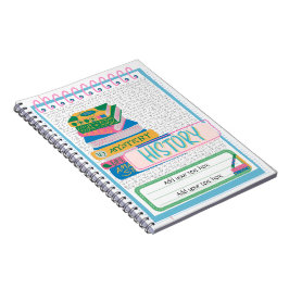 Zurück zum Schulgeschichte-Notebook Notizblock