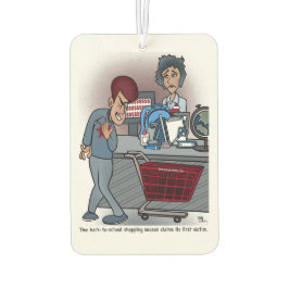 Zurück zum Schulkauf Air Freshener Autolufterfrischer