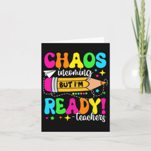 Zurück zum Schullehrer Chaos kommen, aber ich Karte