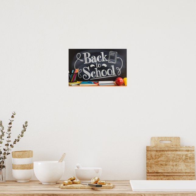 Zurück zum Schulposter Poster (Küche)