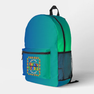 Zurück zum Schulrucksack Bedruckter Rucksack