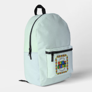 Zurück zum Schulrucksack Bedruckter Rucksack