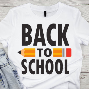 Zurück zum Schulstab T-Shirt