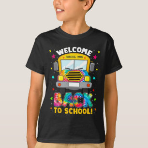 Zurück zum Schulunterricht Outfit School Busfahrer T-Shirt
