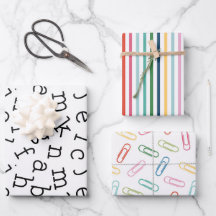 Zurück zum Set von 3 Farben und b&w