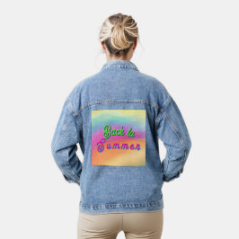 Zurück zum Sommer Jeansjacke