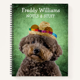 Zurück zum Spielzeug-Poodle-Notebook Notizbuch