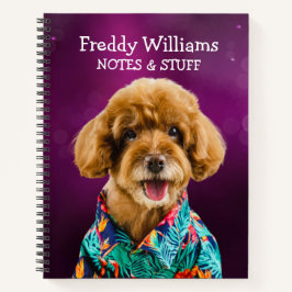 Zurück zum Spielzeug-Poodle-Notebook Notizbuch