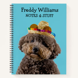 Zurück zum Spielzeug-Poodle-Notebook Notizbuch