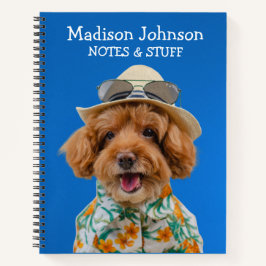 Zurück zum Spielzeug-Poodle-Notebook Notizbuch
