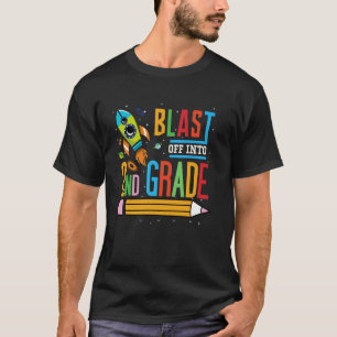 Zurück zum T-Shirt der Rakete der Schule