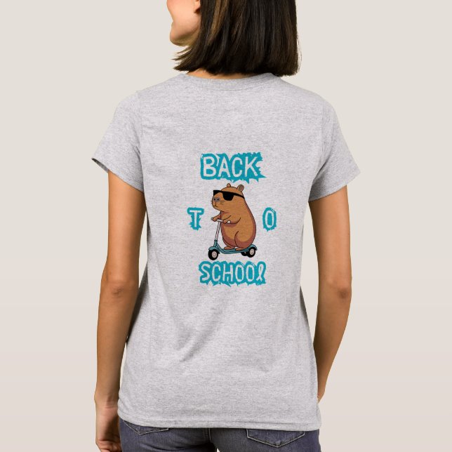 Zurück zum T - Shirt der Schule mit dem Wunderbär (Rückseite)